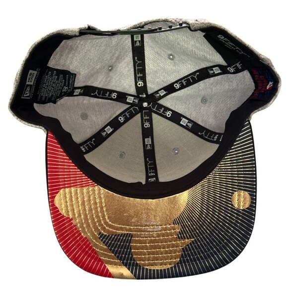 New Era Kansas City Royals 2015 World Series Champs Cap 9FIFTY Gray & Black - Picture 5 of 8